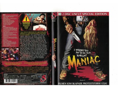 Maniac  DVD